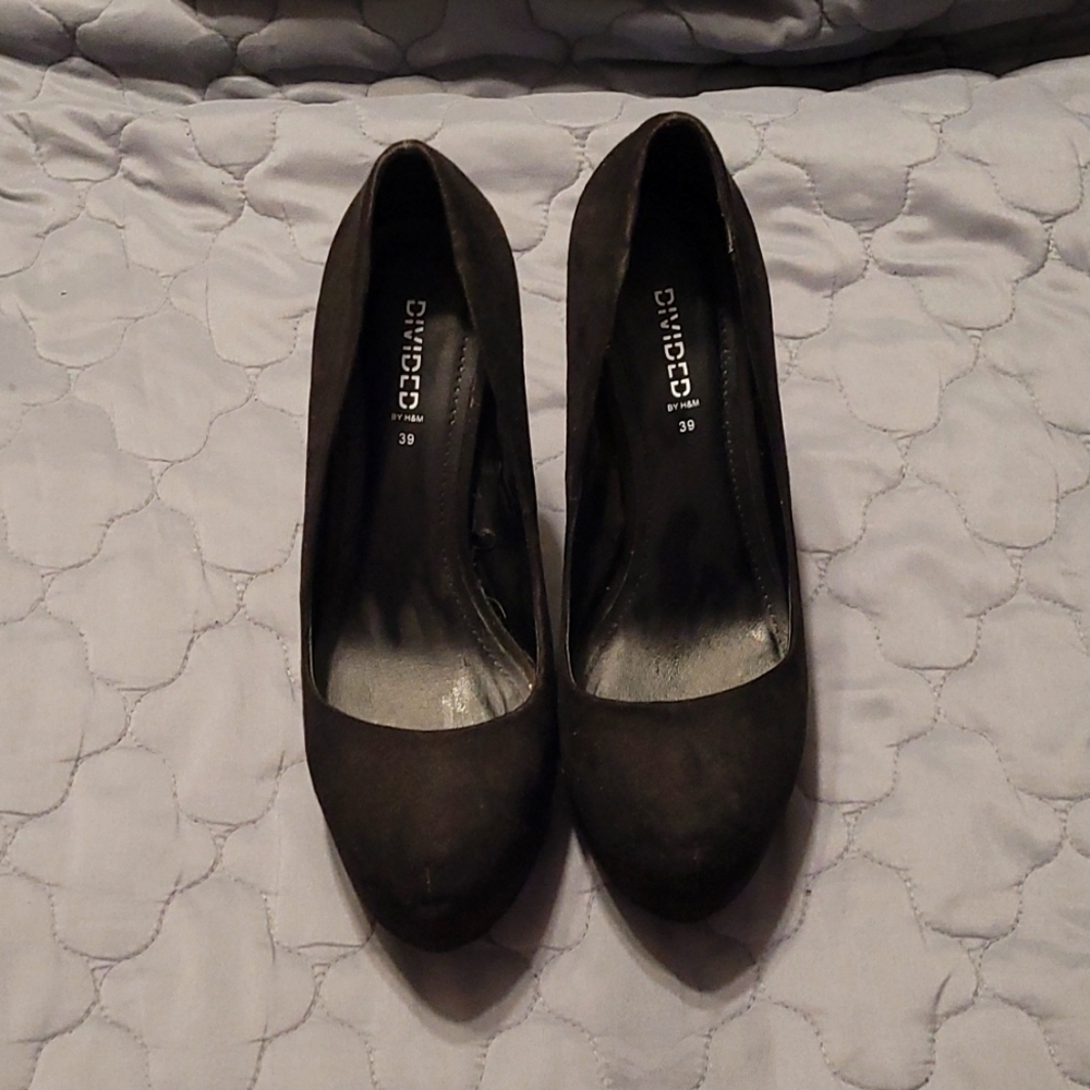 Black High Heels Platform Base with 6inch Heel